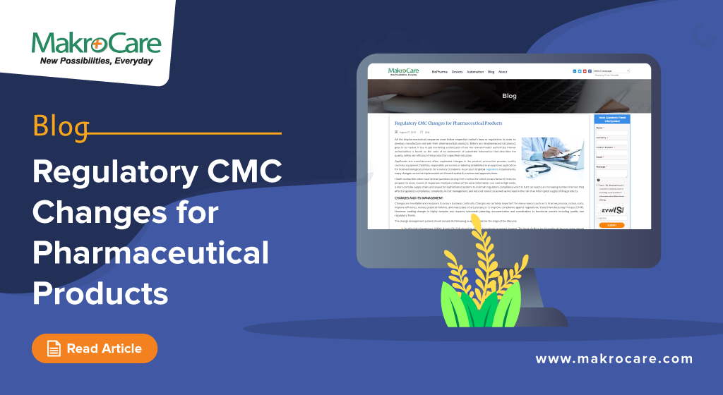 Regulatory CMC Changes for Pharmaceutical Products - PharmiWeb.com